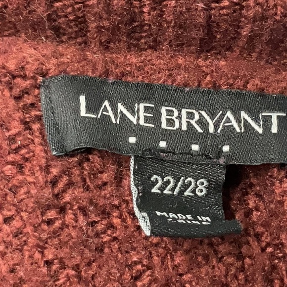 Lane Bryant Wool Cinnamon Brown Pullover Cowl Neck Ponch Shrug Plus Size 22-28 - Picture 4 of 6